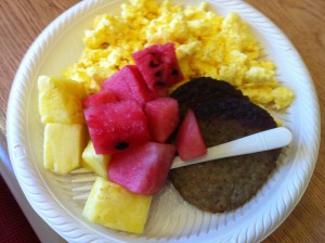 Costa Rica hotel breakfast