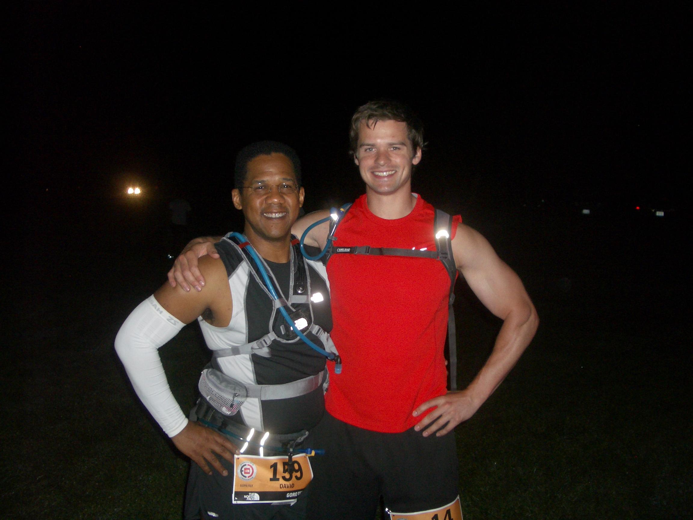 Joe & David before the north face endurance challenge 50 mile race in WA DC