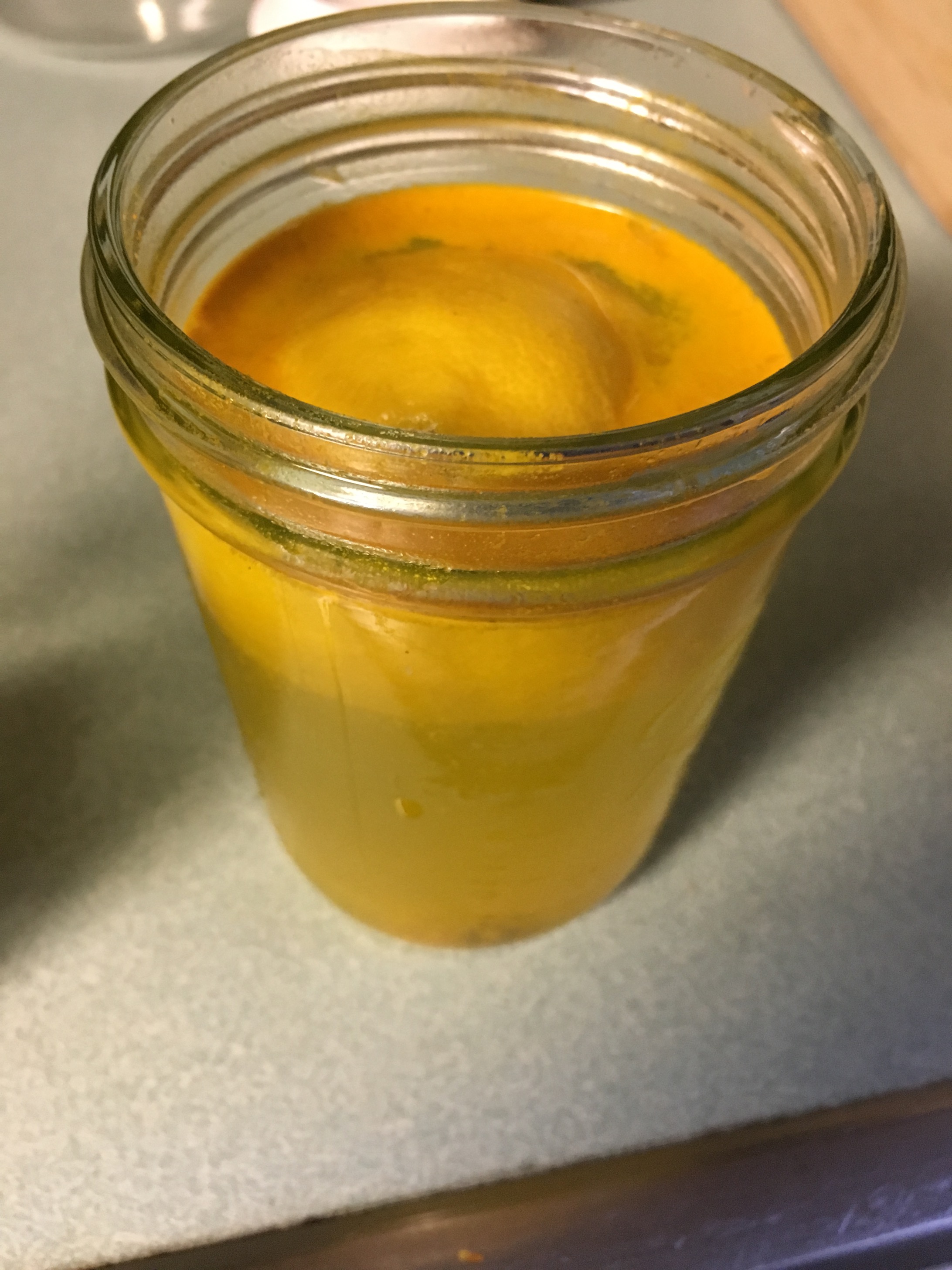 Tumeric and lemon water