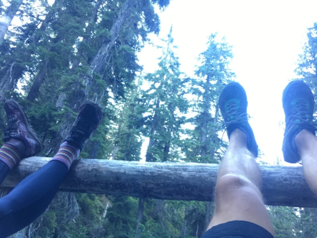 Another leg drain on Stevens Pass to Snoqualmie Pass adventure