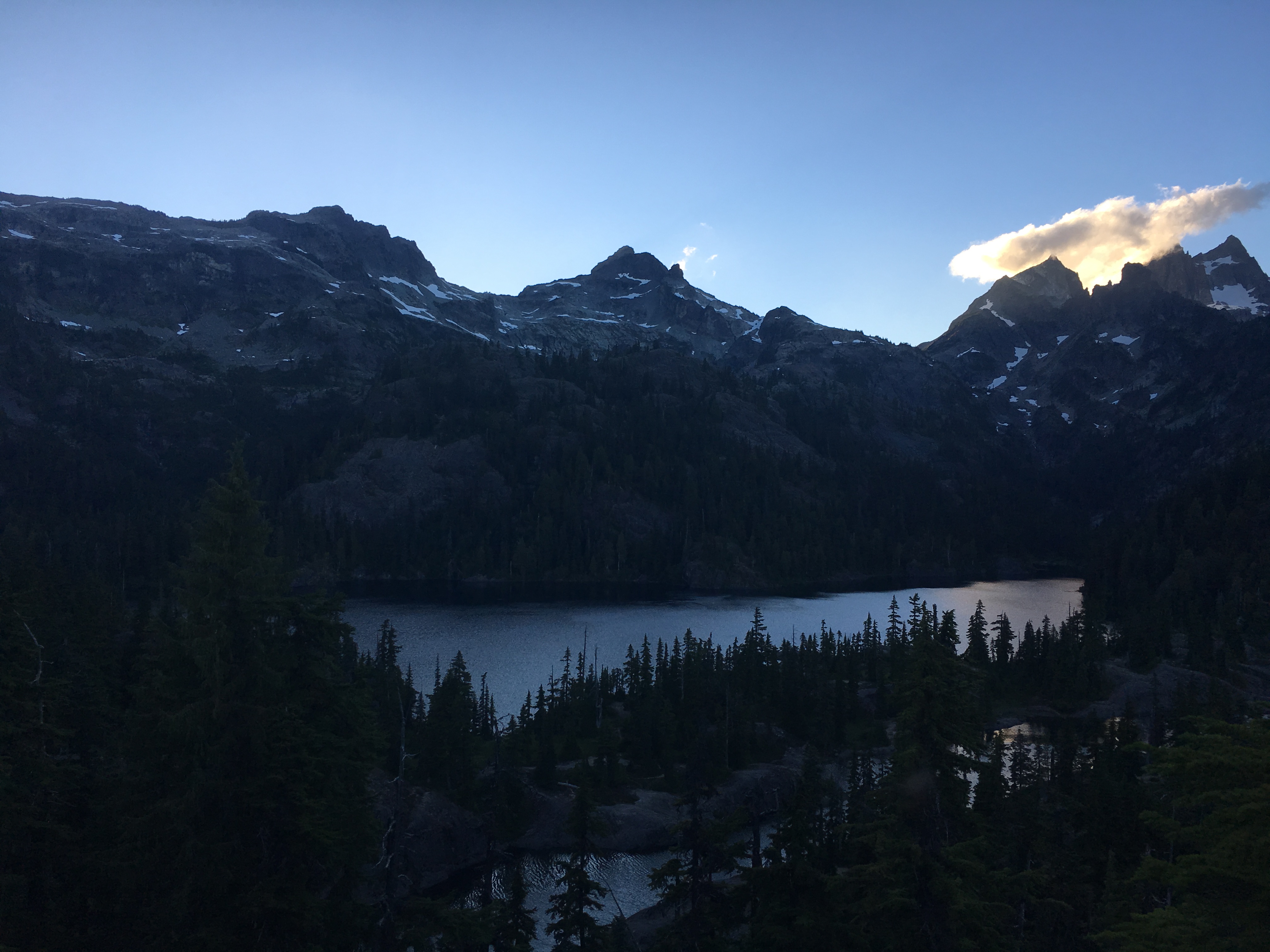 Spectacle Lake on Stevens Pass to Snoqualmie Pass adventure