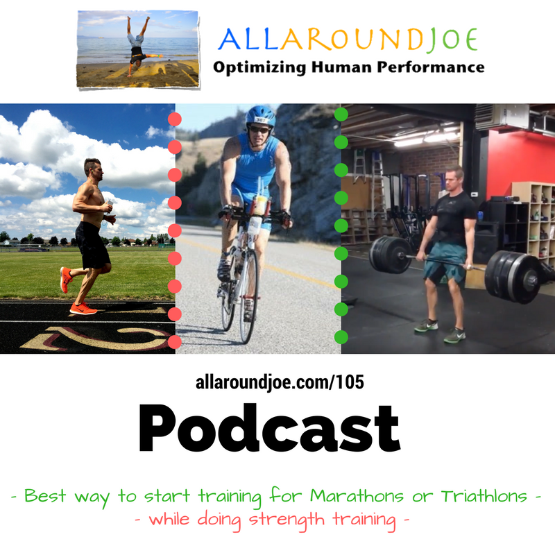 AAJ 105: Best way to start training for Marathons or Triathlons while doing strength training?
