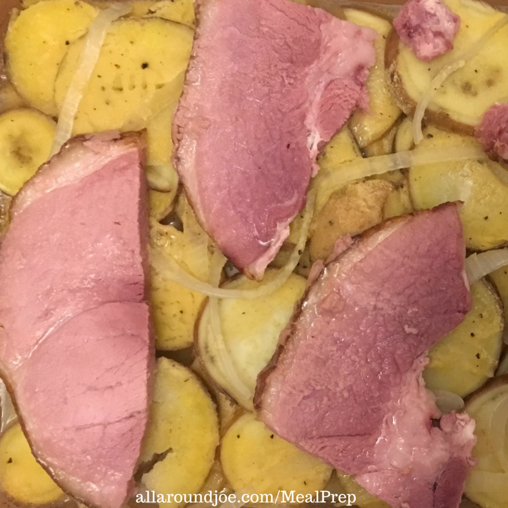 Scalloped Sweet Potatoes with Ham