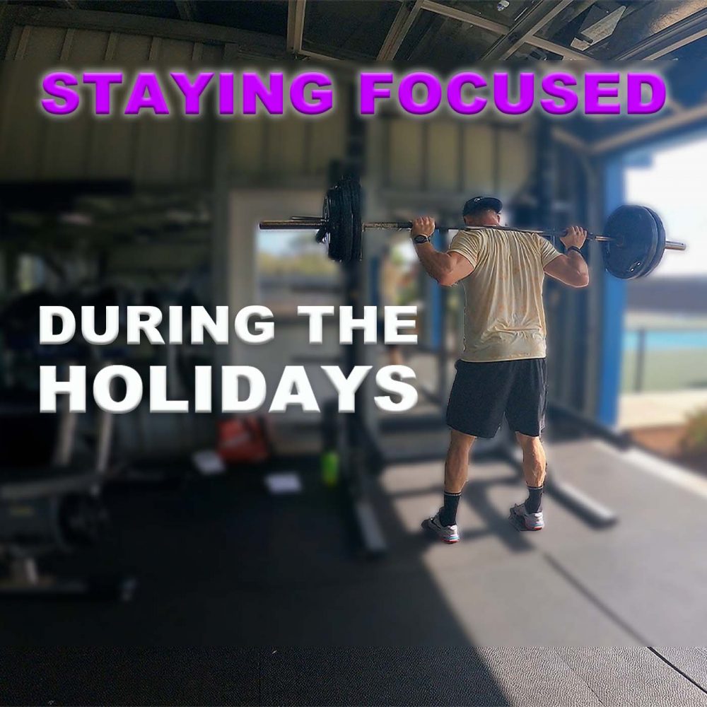 AAJ 281 - Staying focused during the holidays with Joe Bauer squatting at the Kauai fitness center