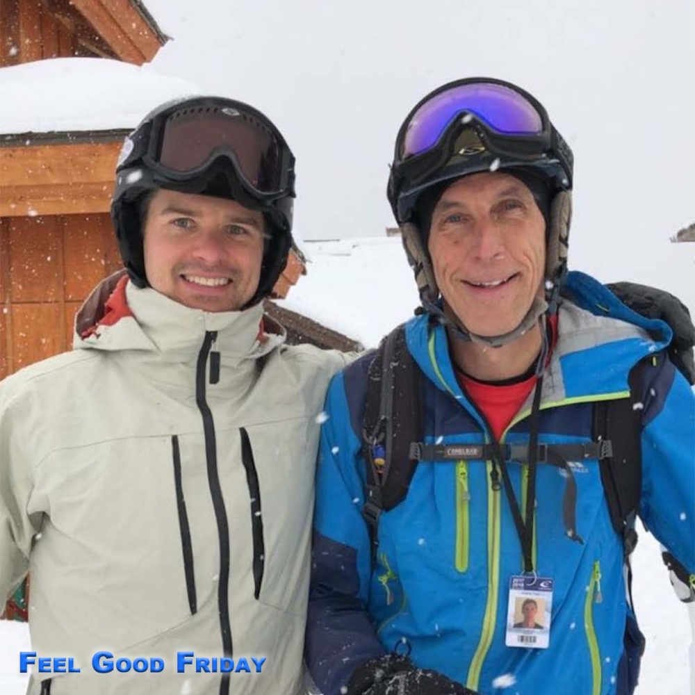 Feel Good Friday - Chuck - Powder Days WEBSITE with Joe Bauer and Chuck Kramer skiing