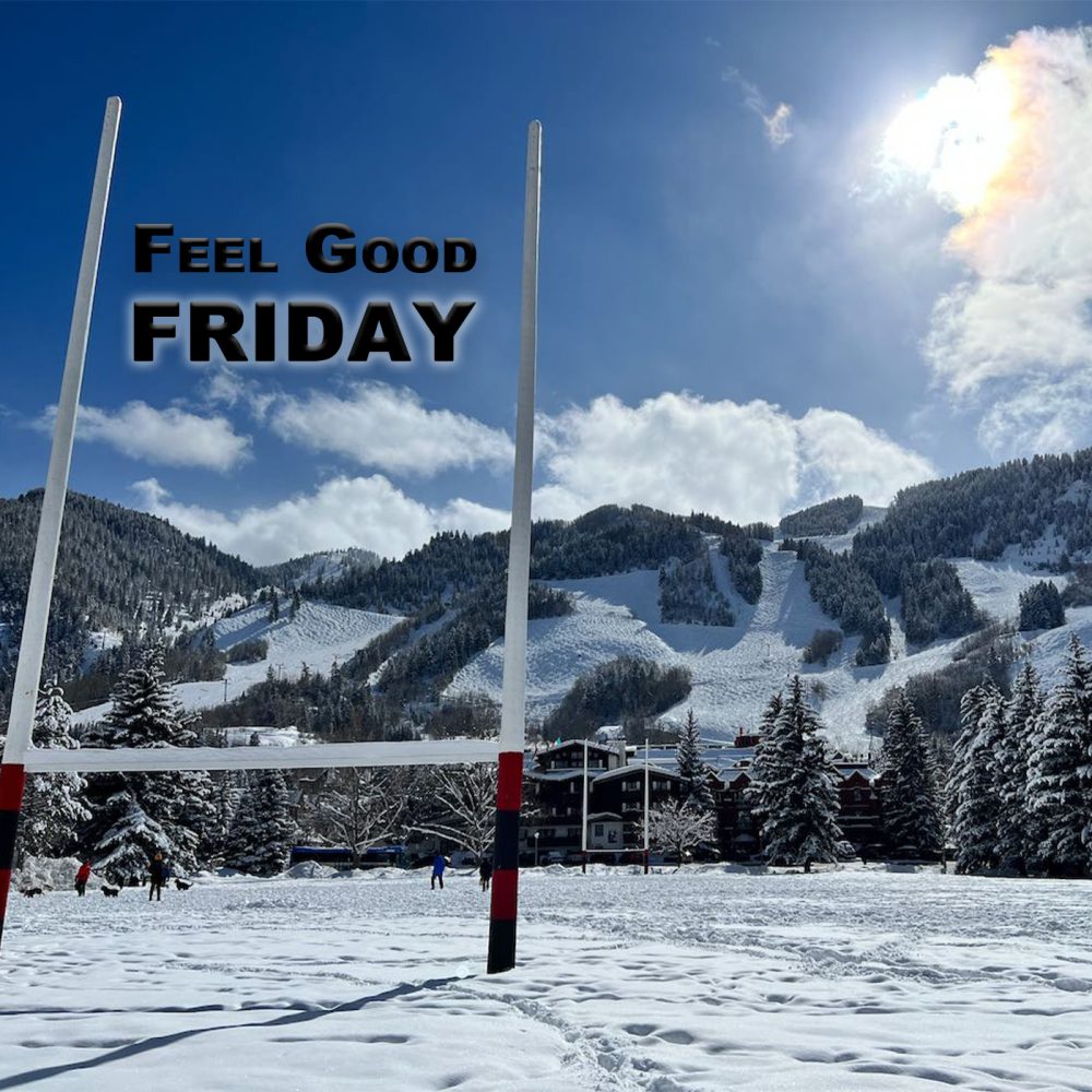 Feel Good Friday - Snow Roulette - Cold Workout Tips - Great Socks with a picture of Aspen ski hill