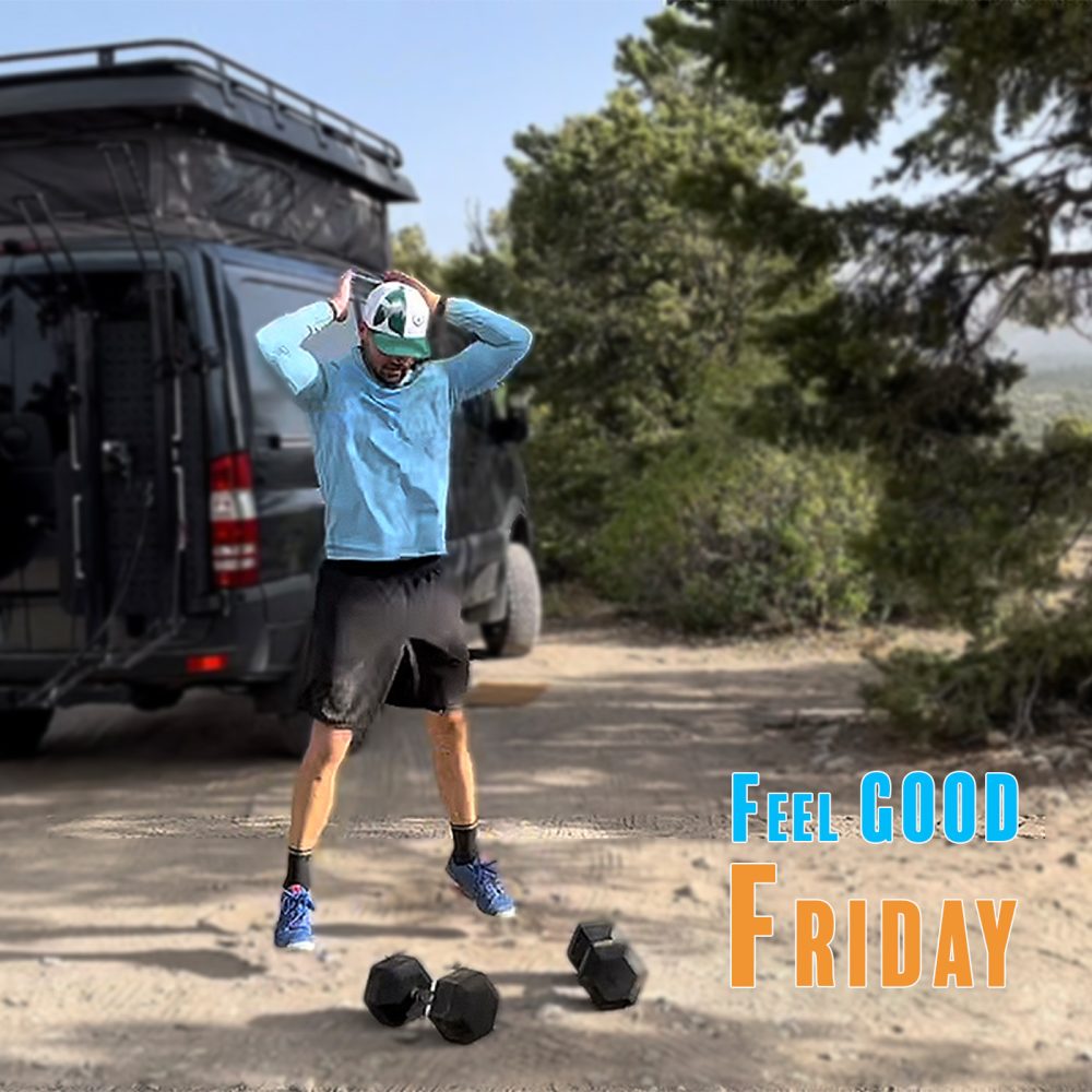 Feel Good Friday - VEGAS - MTB - Garage Burritos and burpees in van life