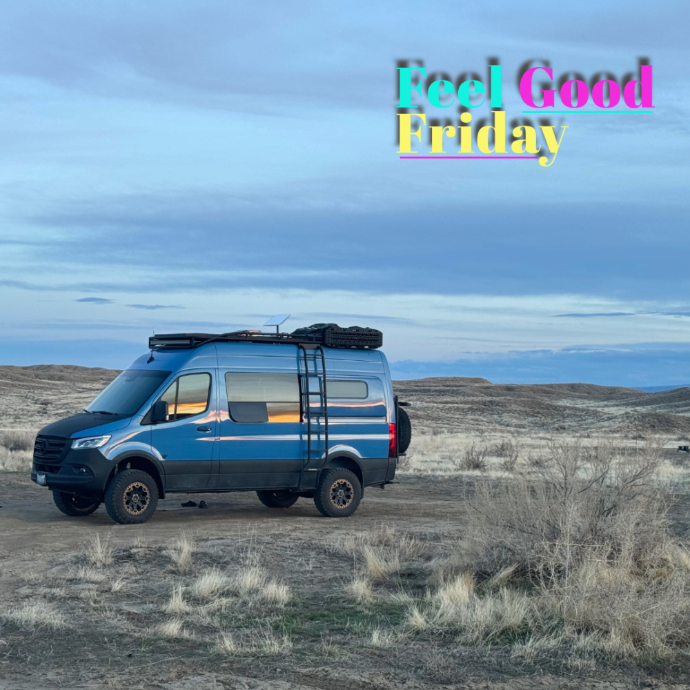 Camping in van at 18 Road in Fruita Colorado
