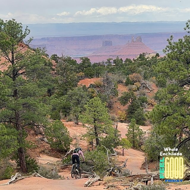 Mountain biking the Whole Enchilada trail in Moab