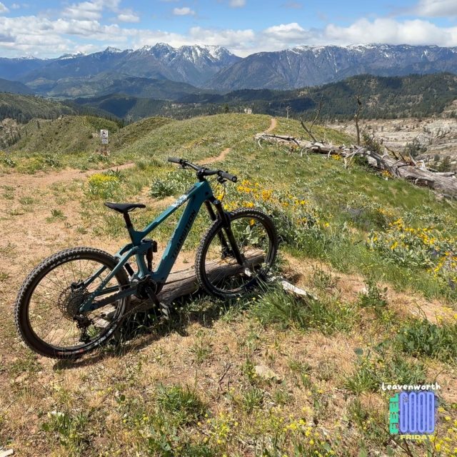 Amazing mountain bike ride on Xanadu trial in Leavenworth