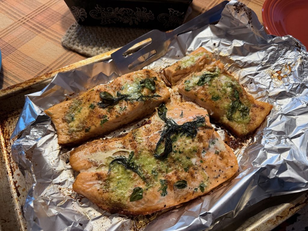 Want to Fix Your Relationship With Food? Think Like an Addict Salmon is good